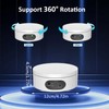 MYMULIKE Motorized Rotating Display Stand, Electric Rotating Turntable with PVC