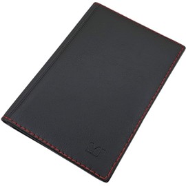 myledershop Large Elegant ID Folder 18 Compartments MJ-Design-Germany Made in EU, Design 2 / Black, Elegant