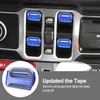 DIAMOOKY 4PCS Upgraded Window Switch Button Cover Compatible with Jeep