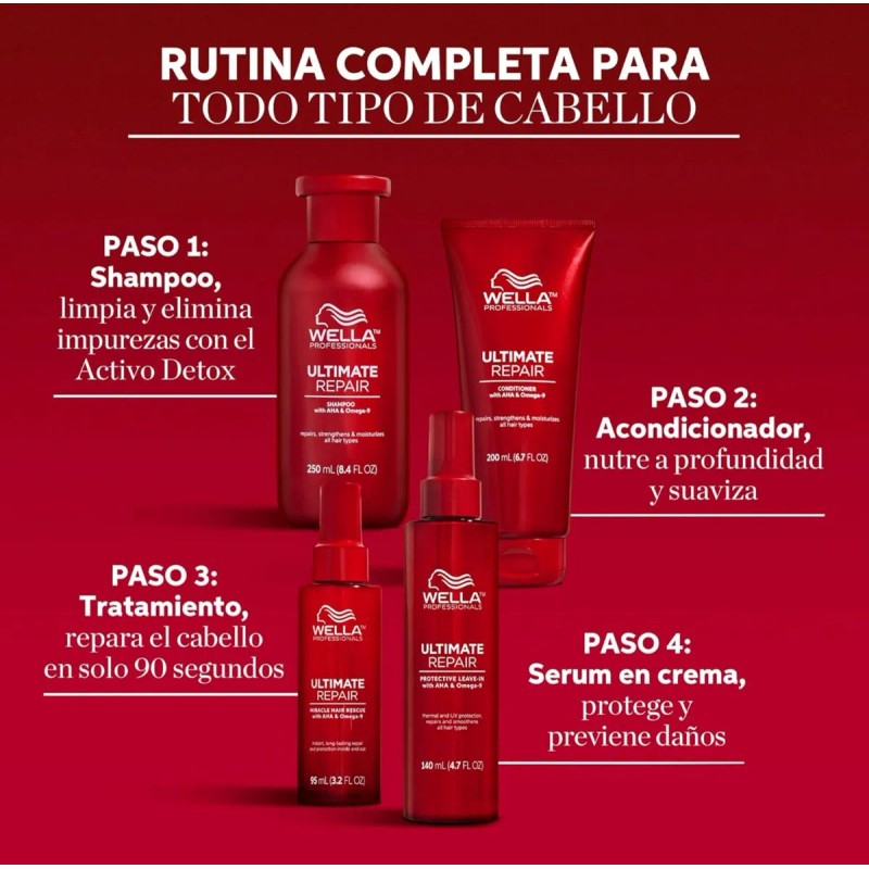 Tratamiento Sin Enjuague Wella Professionals Ultimate Repair