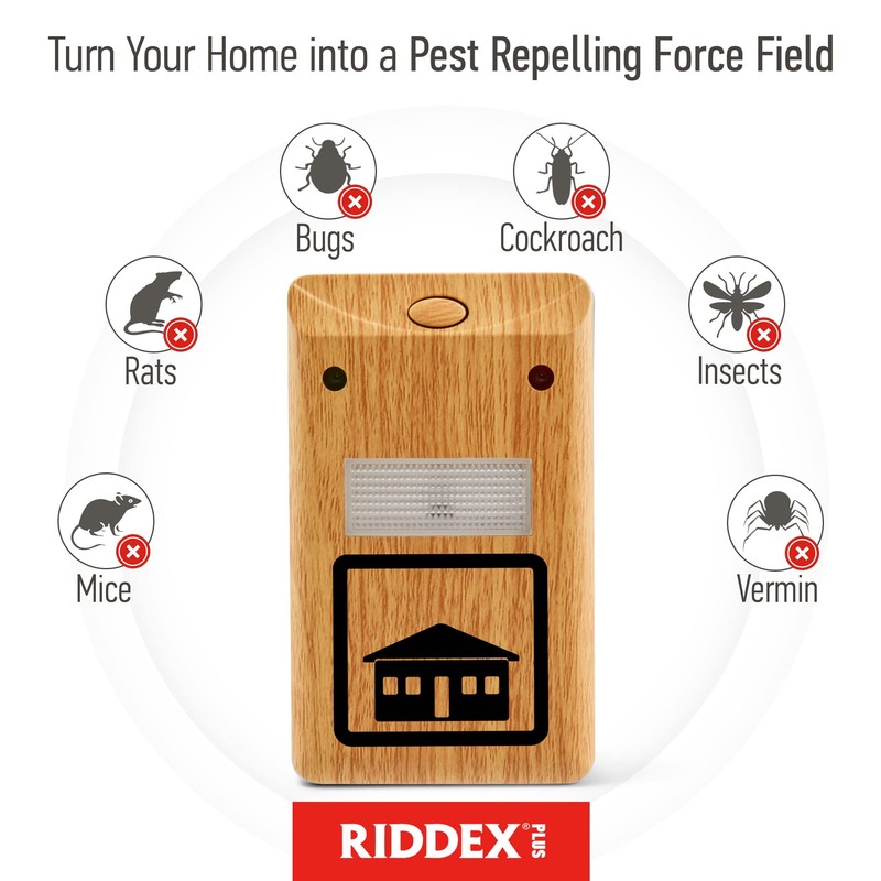 RIDDEX Plus Insect Control- Plug in, Mouse Deterrent - Pest