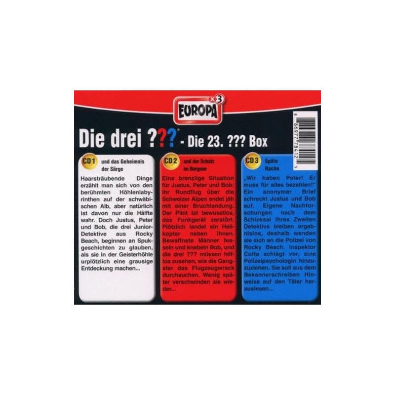 Die Drei Fragezeichen 3 ??? CD 23. Box 67 68