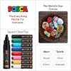 Posca Mitsubishi Pencil PC8K8C Punta ancha, 8 colores