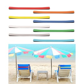 QLEUIFT Pack of 8 Beach Towel Holder Clips, Stretchy Towel Straps for Beach Chairs, Colourful Towel Straps, Beach for Beach Chairs, Pool, Swimming Holiday, Beach Accessories, Multicoloured