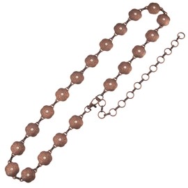 Montana West Rustic Couture's Turquoise Western Metal Chain Belt for Women Cowgirl Concho Belt Adjustable Boho Belt for Dresses Jeans Country Concert Outfit RCB-1045WT