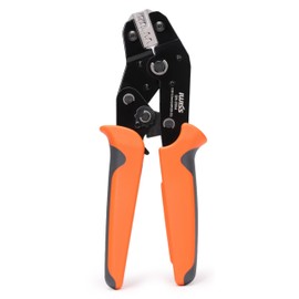 IWISS SN-2054 Precision Simultaneous Crimping Pliers, Ratcheting Type, Open Barrel Terminal, Compatible with Small and Medium Terminals 0.0004 - 0.04 inch (0.1 - 1.0 mm) 2
