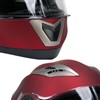 Milwaukee Helmets MPH9826DOT Ionized Flat Red Advanced Motorcycle Modular Helmet