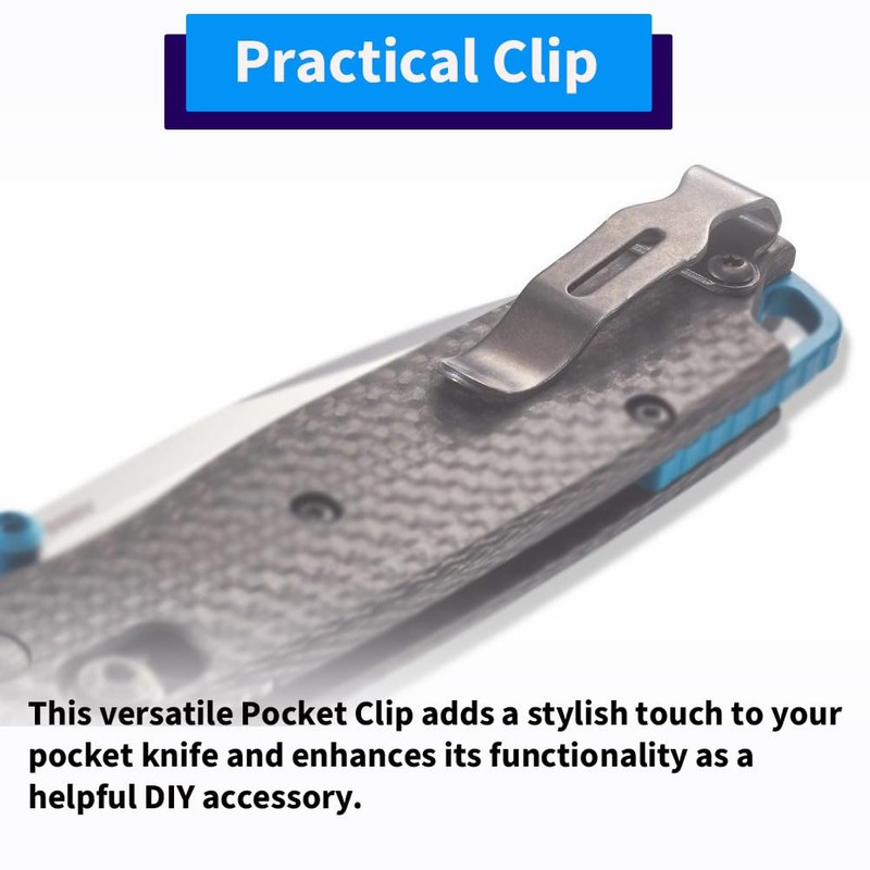 Tsinghwang 2PCS Blue Deep Carry Pocket Clip Compatible with 535