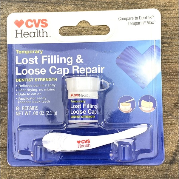 Health Temporary Lost Filling & Loose Cap Repair Tooth Repair Kit 8+repairs