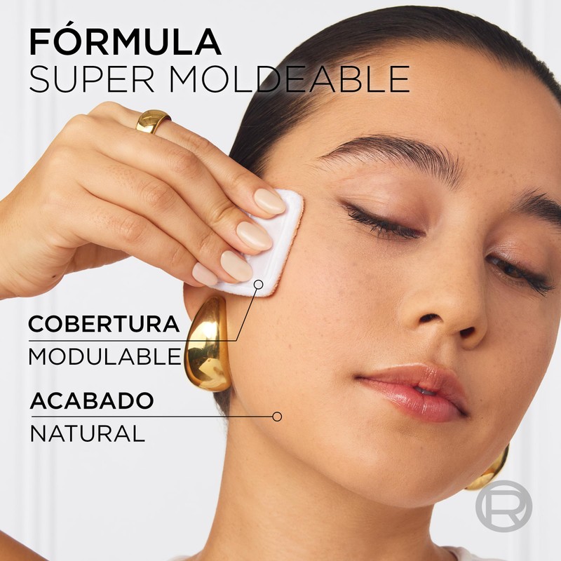 L'OREAL AccordparfaitpoudreteintR3- Beigerose