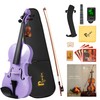 Poseidon Acoustic Violin for Beginner, Full Size Violin Set for