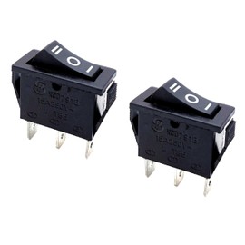 JZK 2x ON OFF ON Rocker Switch 15A 250V AC 3 Positions 3-Pin 3 Terminals Lever Switch SPDT 3-Pin Rectangular On/Off Switch KCD On Off On Power Switch Rectangle Button Switch