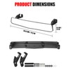 XATVXUTV UTV Wide Rear View Mirror with Adjustable Angle -