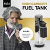 Palió Siena Single Jet-Flame Refillable Butane Torch Lighter, Clear |