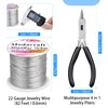 Modacraft 22 Gauge Silver Wire for Jewelry Making with Jewelry