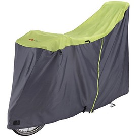 Kawasumi Seisakusyo KW-389AS/GN Bicycle Cycle Cover (Fastener for Assist Cars) LL Size Green/Gray