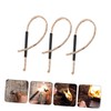 SUPVOX 2sets Outdoor Fire Starter Survival Tool Ropes Aluminum Alloy