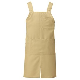KAZEN Bib Apron H-Type AP489-12 (Beige) Size: M