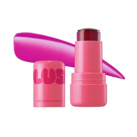 Elensilia Plush Water Jelly Lip & Cheek Tint – Grape Queen, 10g (0.35oz) | Lightweight & Buildable Tint for a Natural, Fresh Glow