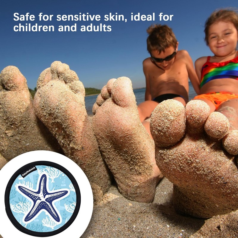 Sand Brush Remover for Beach, Sand Removing Bag, Beach Accessories