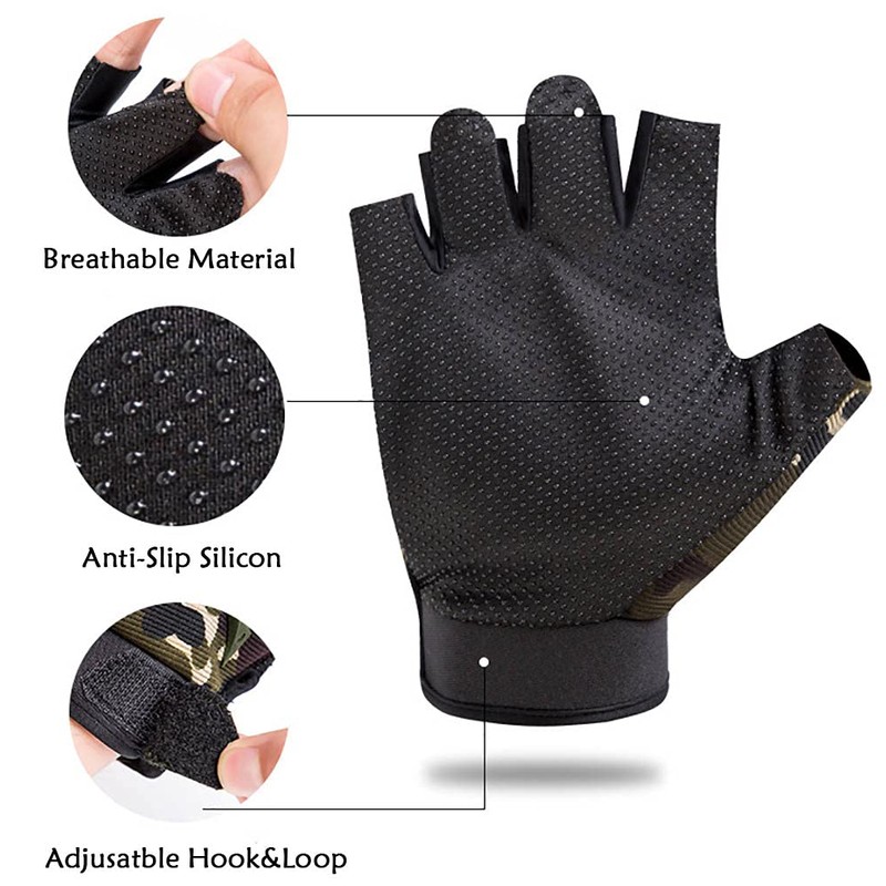 AIDIER Kids Cycling Gloves Fingerless Bicycle Gloves for Boys Girls