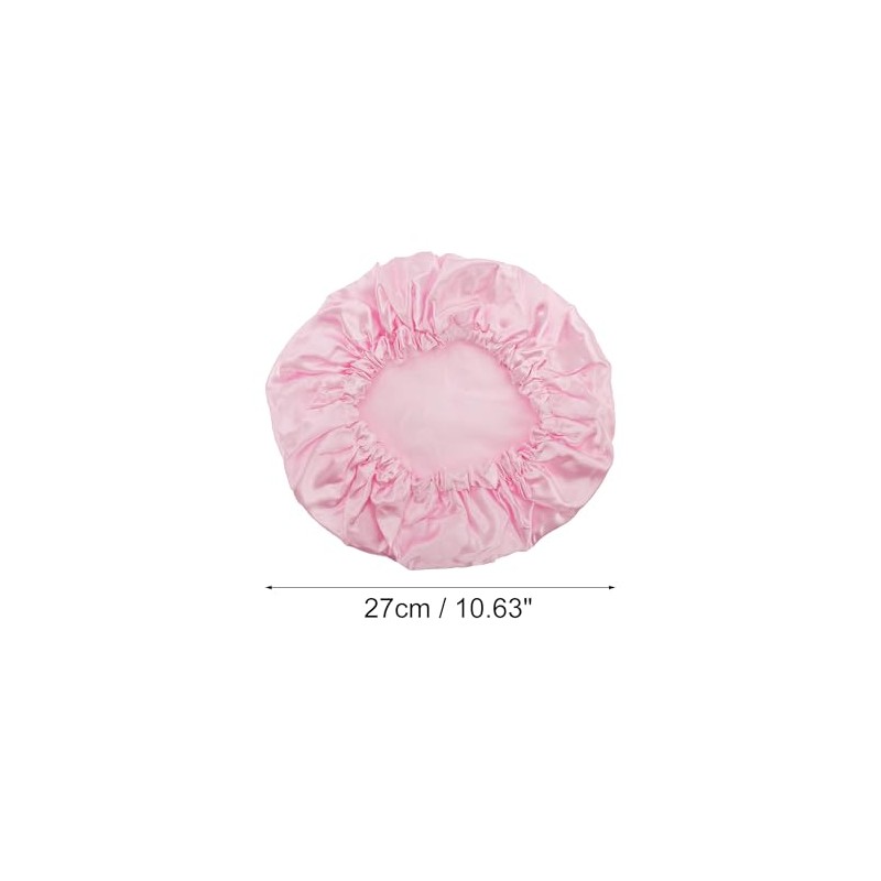 VOCOSTE Shower Cap, Hair Cap, Double Layer Waterproof, Reusable for