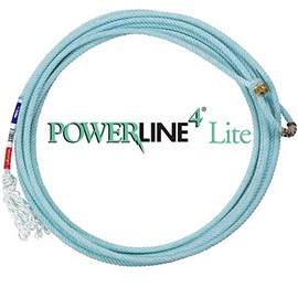 Classic Rope Powerline4 Lite 4 Strand Head Team Rope 30', Blue, Medium Soft Lay, (PWRS330)