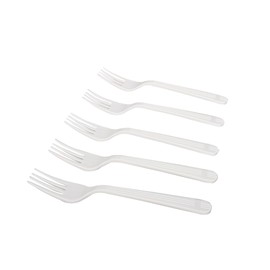 Karat U2060W PP Premium Extra Heavy Weight Forks - White (Case of 1000)