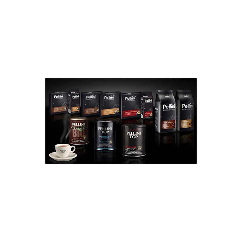 Pellini: "Cremoso" (Creamy) Roasted Ground Coffee for Espresso Machine 8.8