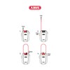 ABUS Combiflex cable lock - lock for securing skis, helmet,