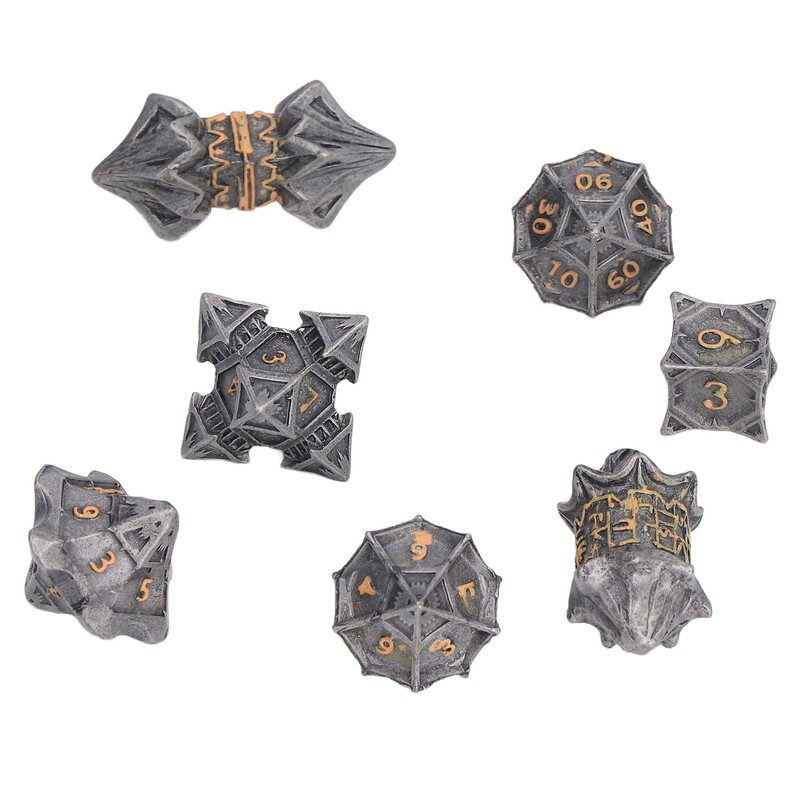 Dice Set Eye Catching Lightweight Alloy Dice Set for Playing
