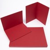 PresentFill® Folding Cards Blank in Bordeaux Red - 25 Folding