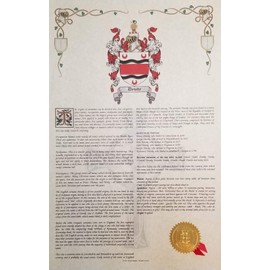 McCabe - Coat of Arms, Crest & History 11x17 Print - Surname Origin: Scotland