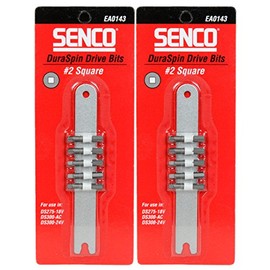 Senco EA0143 #2 Sq 1" Duraspin Drive Bits (2 Pk)