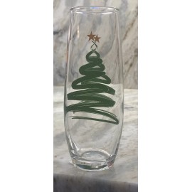 Grrenbrier -Christmas Tree Seamless Wine Glass. 9.5 Oz.