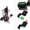 YUNPICAR Universal Fog Lamp Wiring Relay Harness Rocker Switch 12V/40A