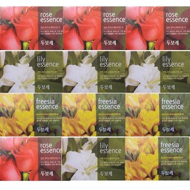 Dubore 두보레비누 100g x 12개 장미향 백합향 후리지아향 [3종4개씩-12개] Dubore Soap 100g x 12 pieces Rose Scent, Lily Scent, Freesia Scent [4 of each type - 12 pieces]