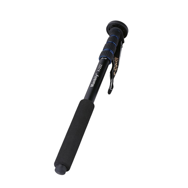 Telescopic Adjustable Portable Aluminium Alloy Photography DSLR Camera Camcorder Monopod