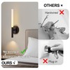 Battery Operated Wall Sconces Set of Two with Remote Control,