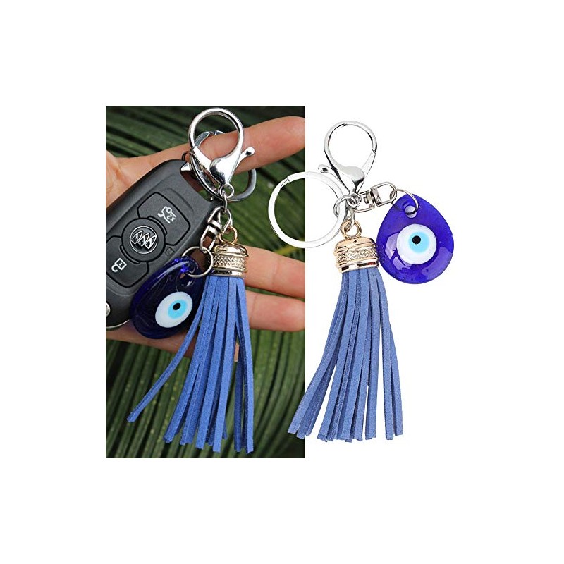 Hztyyier Turkish Eye Keyring, Nazar Boncuk Key Ring, Evil Eye