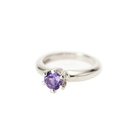 PePe Birthstone Baby Ring 10k White Gold
