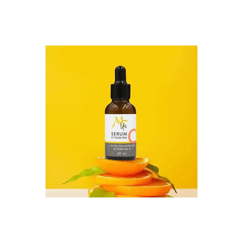Serum Vitamina C Mc Life Ácido Hialurónico Y Vitamina E