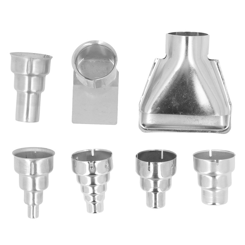 7Pcs 35mm Heat Gun Nozzle Set Stainless Steel Hot Air