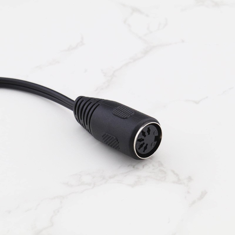 VGOL 2Pcs DIN 5 Pin to 2 RCA Cable Replacement