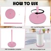 Yeebeny Pink Paper Towel Holder Countertop, Pink Towel Holder Countertop