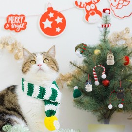 FLYAB Cat Christmas Ornament 2024 - Cat Ornaments for Christmas Tree - Cute Ornaments for Christmas Tree Decorations Gift for Cats Lovers