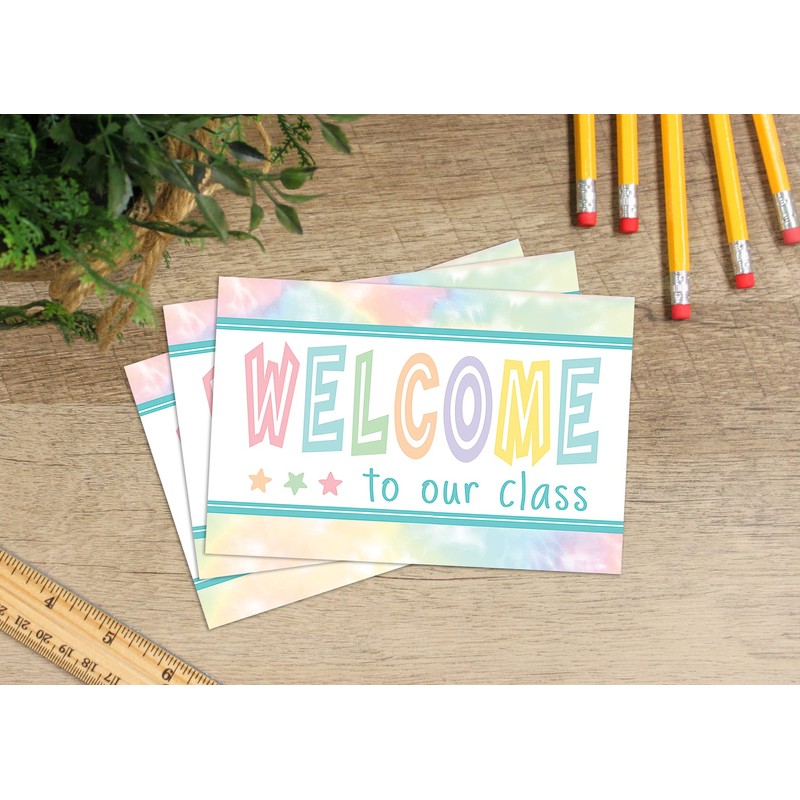 Teacher Created Resources Pastel Pop Welcome Postcards