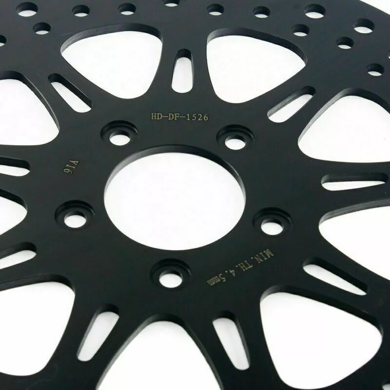 Tarazon Black 11.8" Front Brake Rotor For Harley Touring Road