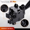Nilight Turn Signal Switch Compatible with 2007-2018 Jeep Wrangler Compass