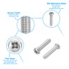 PATIKIL Phillips Pan Head Screws, 30 Pack M4-0.7 x 18mm